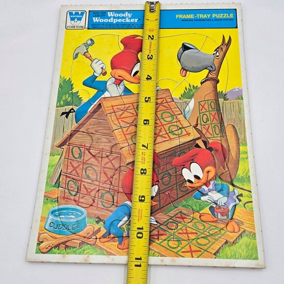Frame-Tray Puzzles The Love Bug Herbie Woody Woodpecker Vintage Whitman Disney 1 - Picture 2 of 9